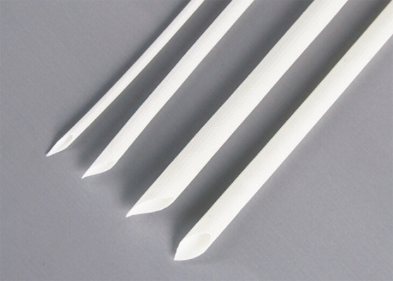 SILICONE RUBBER EXTRUDED-INSIDE AND FIBERGLASS-OUTSIDE TUBES